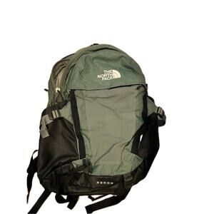 The North Face Recon Green Black Backpack
